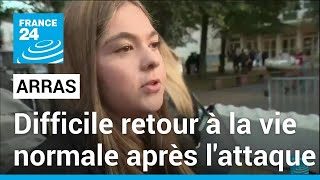 France : difficile retour à la vie normale après l'attaque commise dans un lycée d'Arras