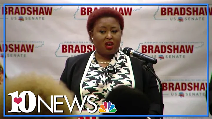 Marquita Bradshaw speaks after Bill Hagerty declar...