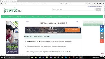 How do I map a composite key in Hibernate? | javapedia.net