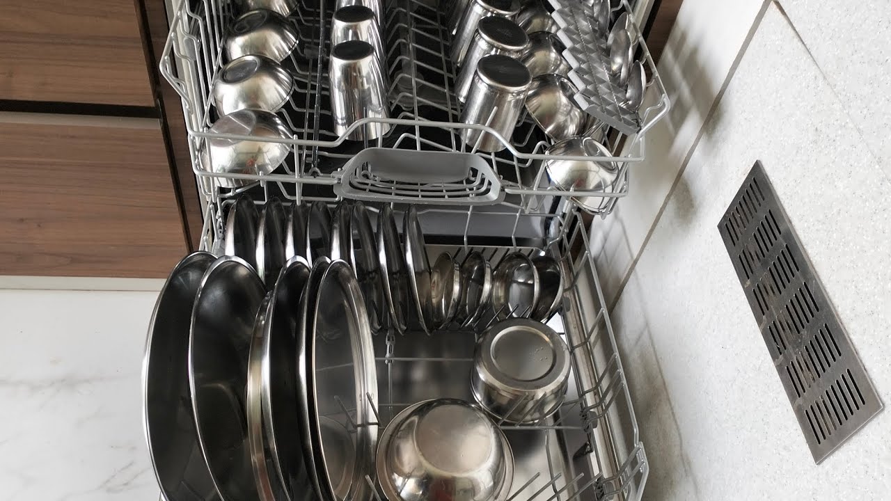 मुंबईची भांड्याची मशीन कशे लावायचे लिक्विड कसे टाकायचे