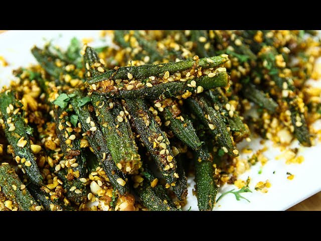 Bharwa Bhindi Recipe - Stuffed Bhindi Recipe -  Stuffed Okra Recipe - Ruchi Bharani | Rajshri Food