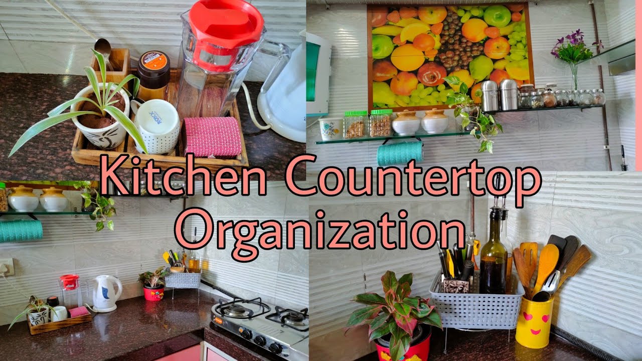 Small Kitchen Countertop Organization kitchen organization ideas