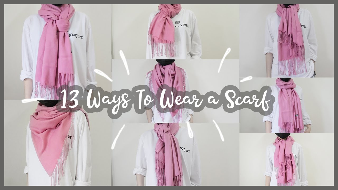 13 Ways To Wear a Scarf