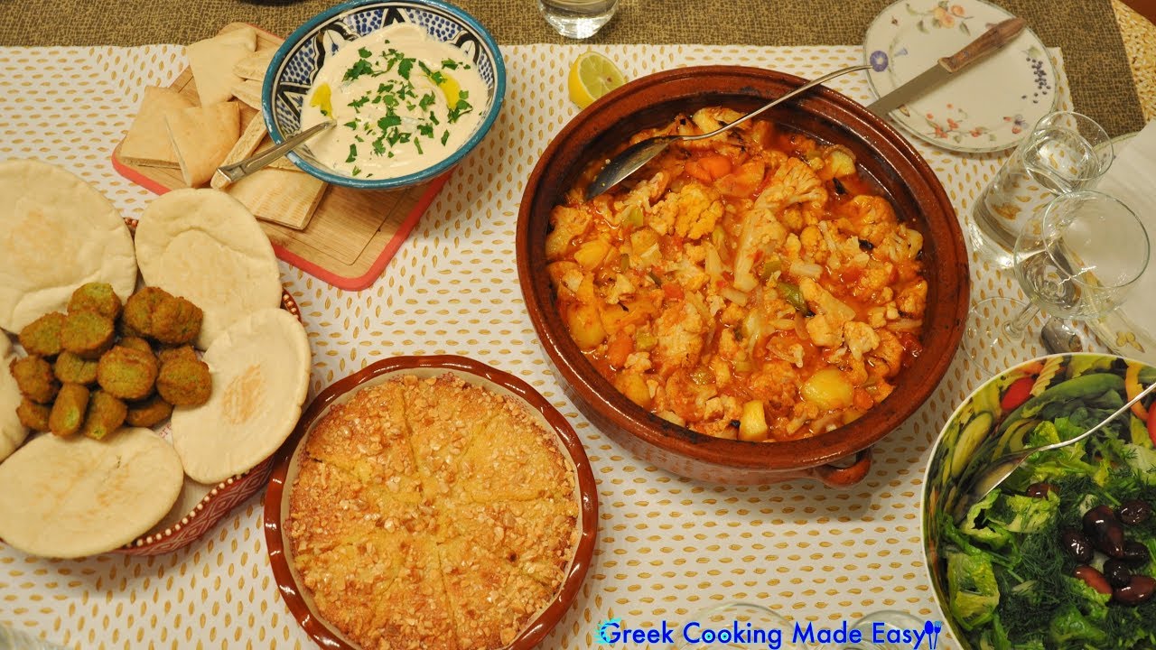 My Greek Vegan Dinner Table - Το Ελληνικό Βίγκαν Τραπέζι μου για δείπνο | Greek Cooking Made Easy