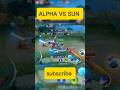 ALPHA VS SUN! 🛡️🐒 SUN CLONE DESTROYED! #shorts #mlbb #rahulfiregaming