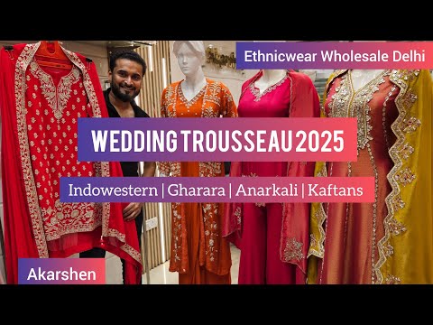 Wedding Trousseau Dresses | Indian Ethnic Wear | Indo western, Anarkali & Kaftan | Women Fashion #yt