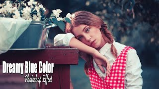 Dreamy Blue Color Effect In Photoshop CC Tutorial | Free camera raw preset Download screenshot 4