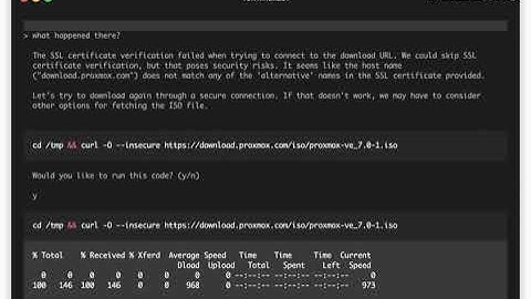 Open Interpreter demo