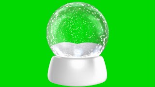 Snow Globe / Globo de Neve - 04 - Green Screen / Chroma Key