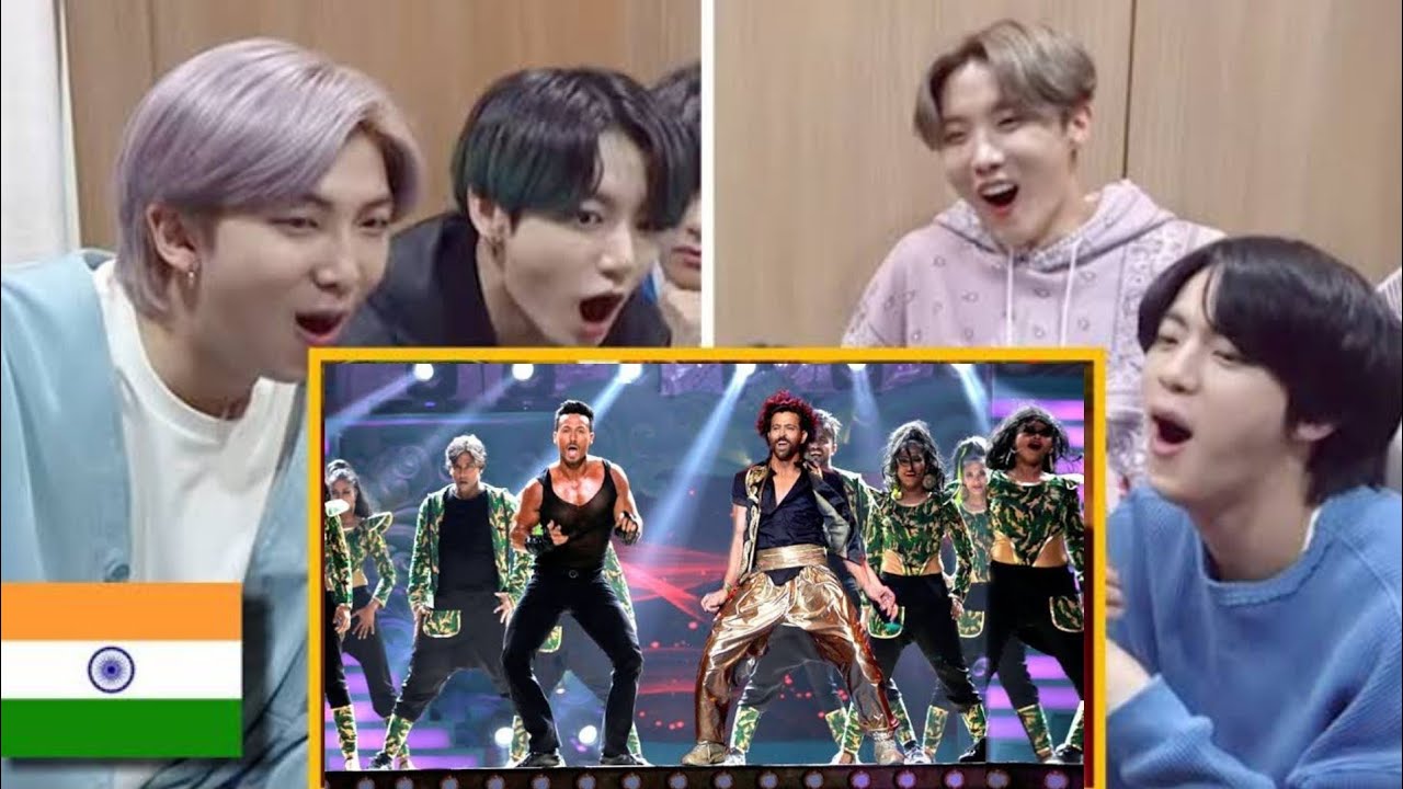 BTS Reaction To Hrithik roshan VS Tiger Shroff