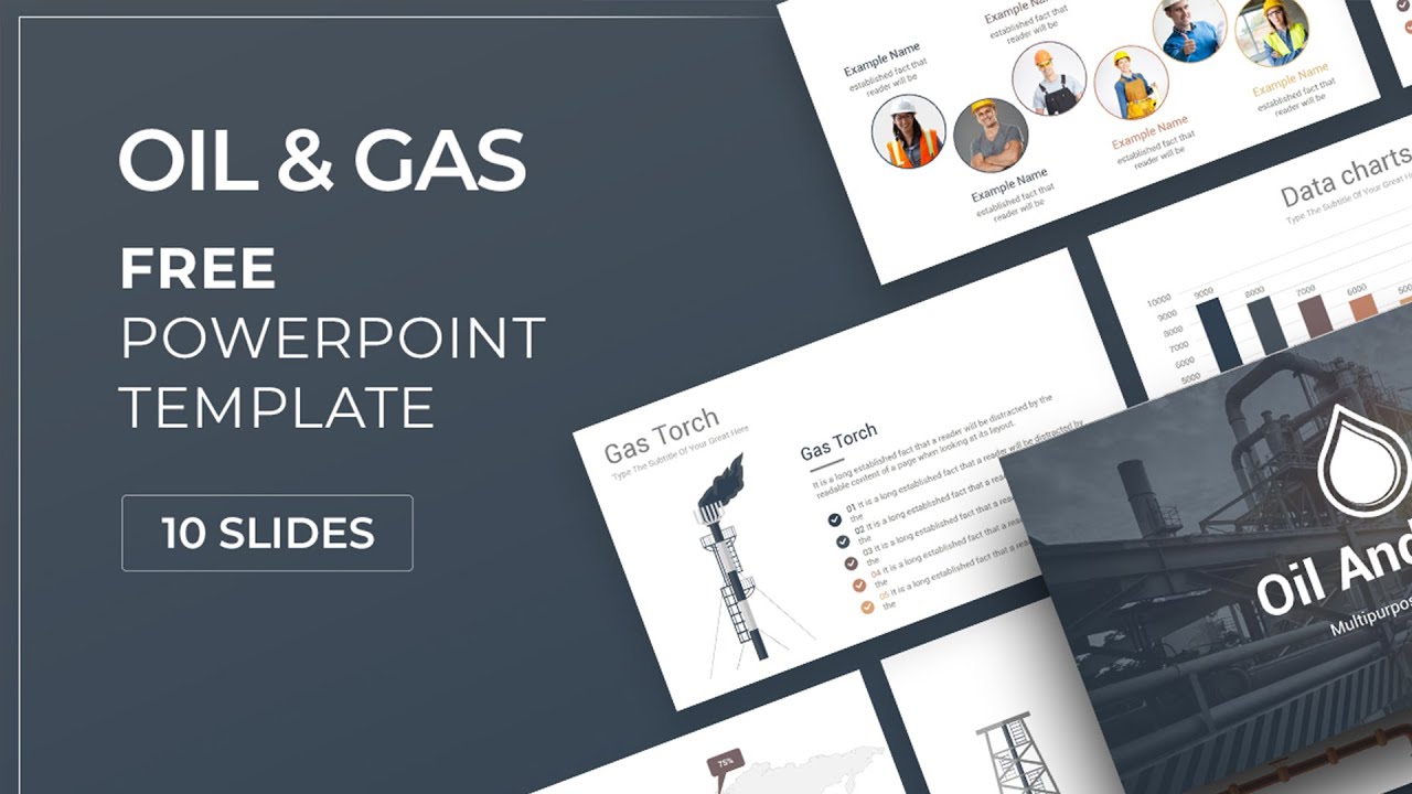 Oil and Gas PowerPoint Template Free Download YouTube
