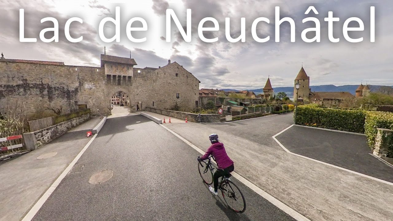 Tour du Lac de Neuchatel, Switzerland in 1min - Road Biking - YouTube