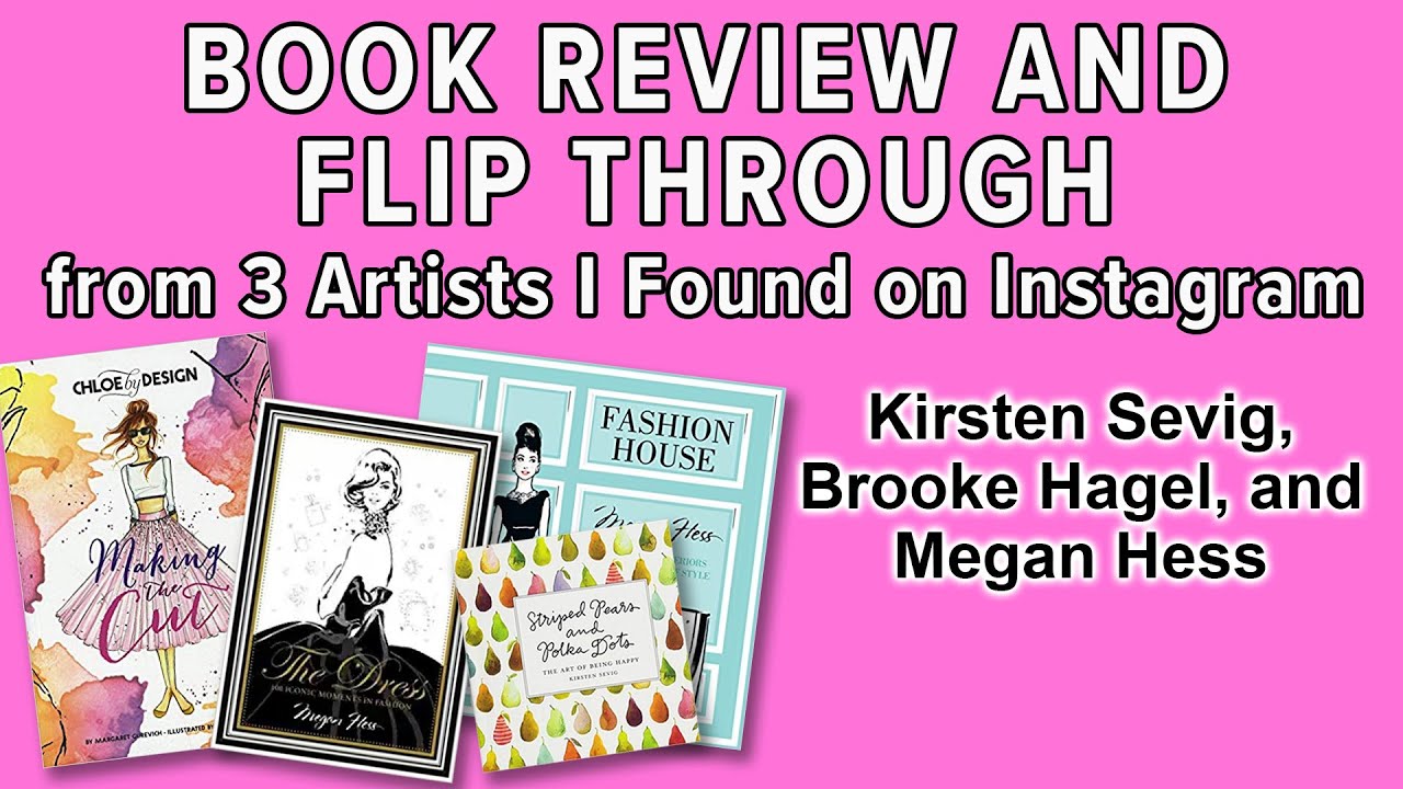 Book Review and Flip Through - 3 Artists I Found on Instagram - YouTube