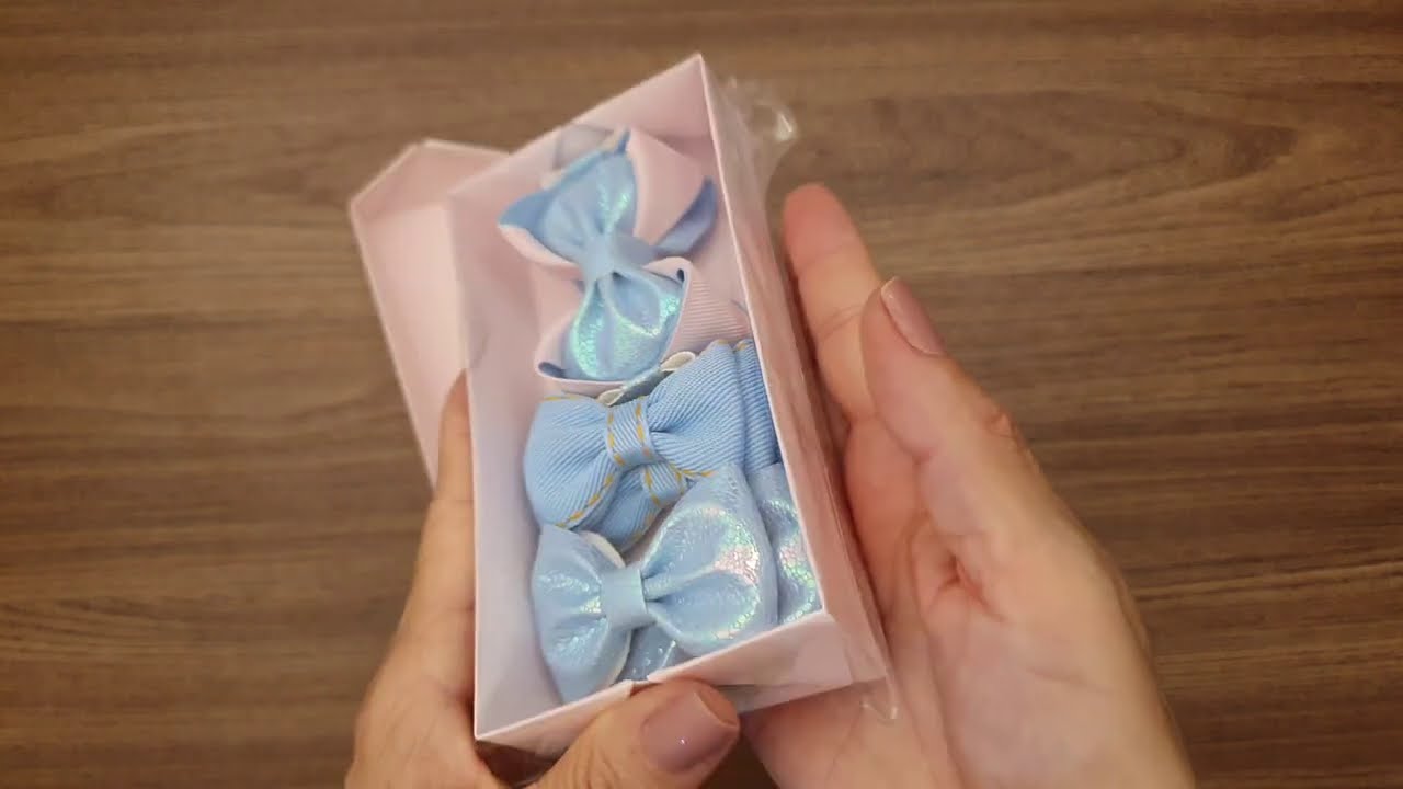 Como fazer Caixa Pequena para Laços  - DIY  🎀 Pap 🎀 Tutorial