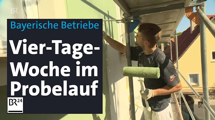 Bayerische Betriebe: Vier-Tage-Woche im Probelauf | BR24