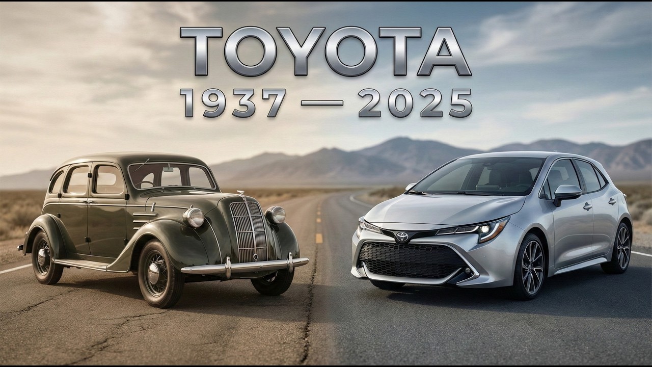 Toyota Corolla Car Evolution 1937-2050 | Classic Sedan to Future Hybrid