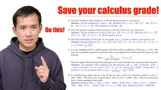 20 common optimization problems (how to set up)