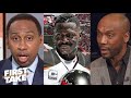 FIRST TAKE| Louis Riddick excited Antonio Brown & Brady face Drew Brees on Buccaneers vs Saints Wk 9