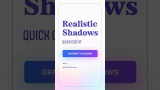 Level Up Your Web Design with Realistic Gradient Shadows in CSS screenshot 2