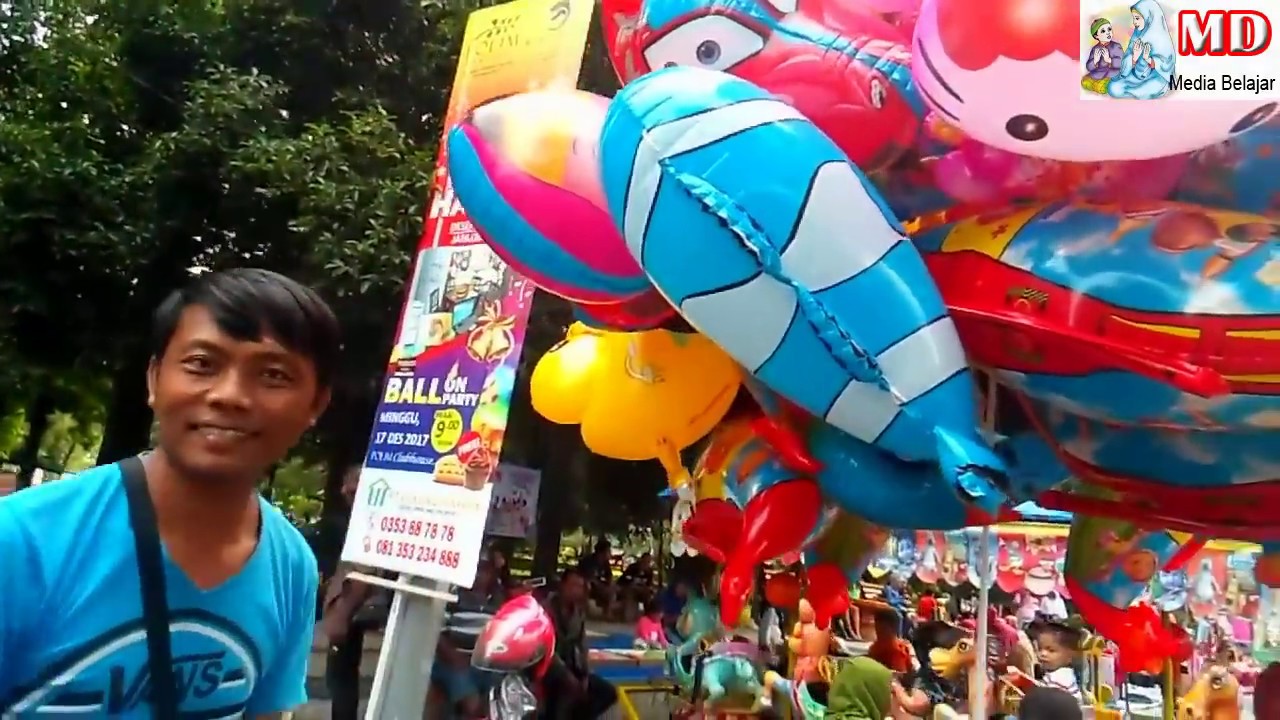 Beli Balon Karakter Balon Terbang Upin Dilepas Ke Langit - Lagu TumHiHo  Busyrolana - YouTube