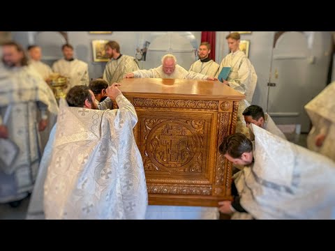 Освящение нижнего придела Одигитриевского собора Улан Удэнской и Бурятской епархии