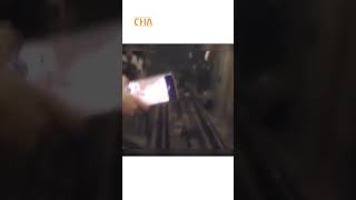 Arıza nedeniyle metro tünelinden vatandaşlar tahliye edildi