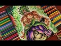 Drawing BROLY Super Saiyan FULL POWER in RAGE