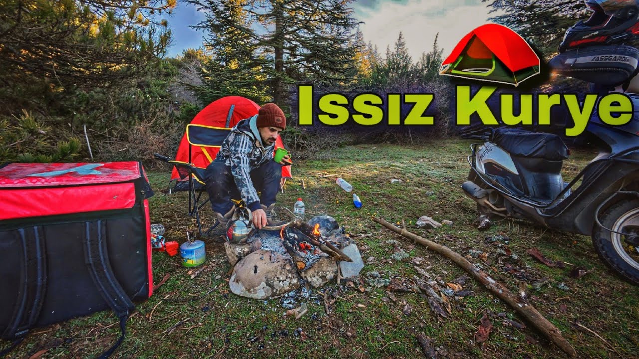 Şehirden Uzakta Sakin Bir Kış Kampı 🏕 (Spil Dağı) Vahşi Yaşam