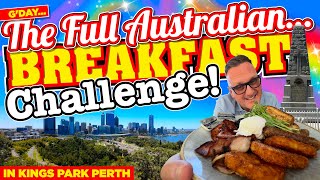 A FULL AUSTRALIAN BREAKFAST CHALLENGE in Kings Park PERTH!