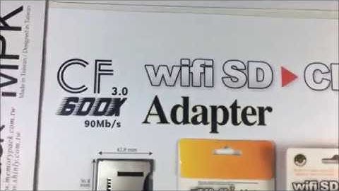 MPKSDCFONE3.0  wifi SD to CF type I 3.0 600x converter with packaging  (www.memorypack.com.tw