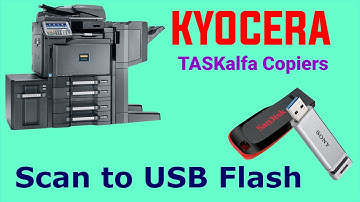 Kyocera TASKalfa Copiers Scan to USB Flash Drive