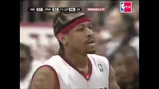 Allen Iverson highlights - 2005.01.17 Sixers vs, Hornets