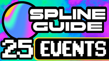 SPLINE The COMPLETE GUIDE: Lesson 1.25 - EVENTS - Interactive Animation Styles + Controls