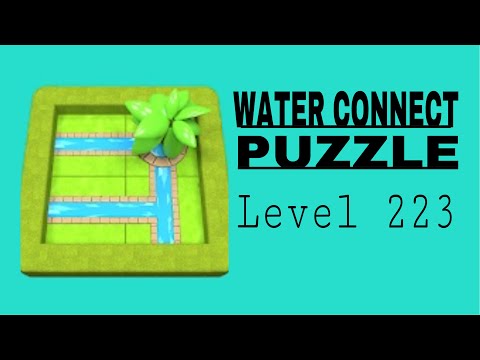 Water Connect Puzzle Level 223 | Walkthrough Solution