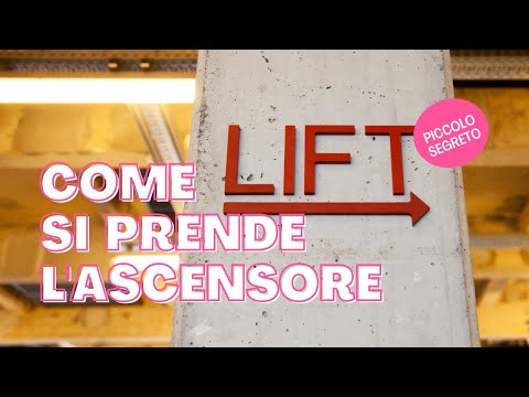 Come si prende l&rsquo;ascensore