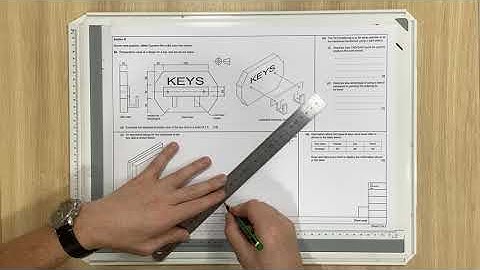 Drawing in 1 Point Perspective- May 2023- QB4c -0445 Paper 53- CIE IGCSE Graphic Products past paper