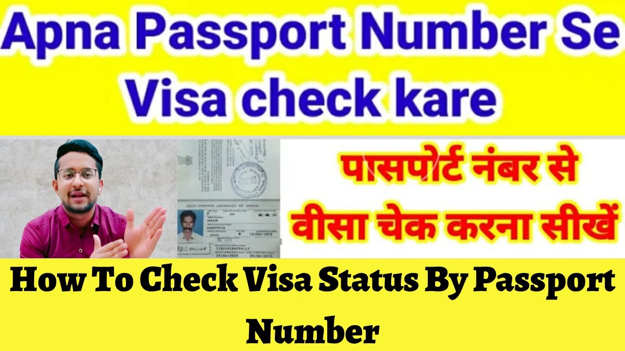 visit visa check by passport number