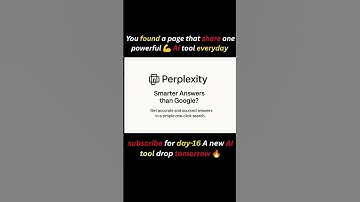 Perplexity AI | Smarter Answers Than Google? | Day 15 #perplexityai #smartsearch