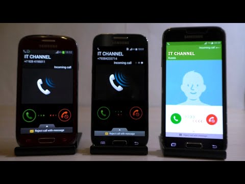 Samsung Galaxy S3 mini S4 mini S5 mini Incoming Call