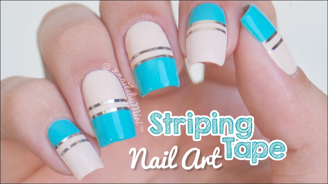 Aggregate 140+ nail art using scotch tape best - songngunhatanh.edu.vn