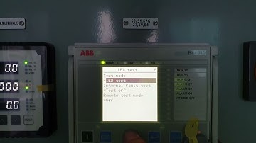 ABB REF615 보호계전기 하드웨어 구성 및 HMI 메뉴 설명