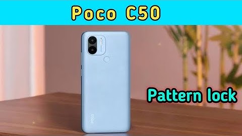 Pattern Lock , Poco C50 screen lock, pattern lock setting in Poco C50,Poco C50 pattern lock,