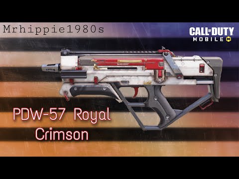 Call Of Duty Mobile Pdw 57 Royal Crimson Gameplay Youtube