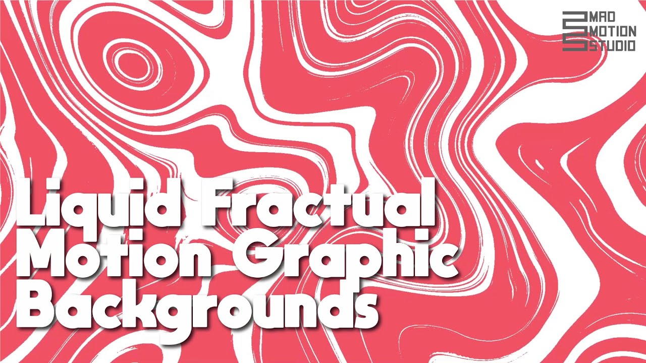 Free Fluid Gradient motion background | Liquid Fractual Motion Graphic ...
