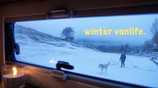 LIVING ON THE ROAD UK (when it’s cold). Winter Van Life.