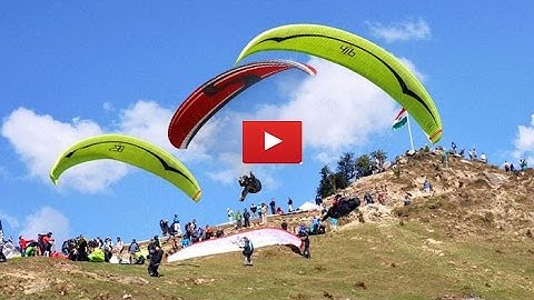 Paragliding in Bir Billing Himachal Pradesh take off to landing full video-HD