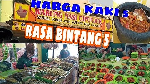 WARUNG NASI CIPUNJUR JATIASIH || SAMBEL DOWER