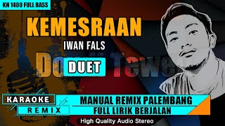 KEMESRAAN - IWAN FALS || KARAOKE REMIX PALEMBANG