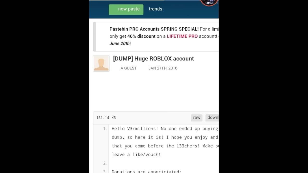 Free Roblox Accounts 2016 Youtube