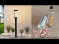 DIY Membuat Lampu Taman Modern dari Pipa PVC dan Botol Bekas, Dekorasi Taman , Ide Usaha